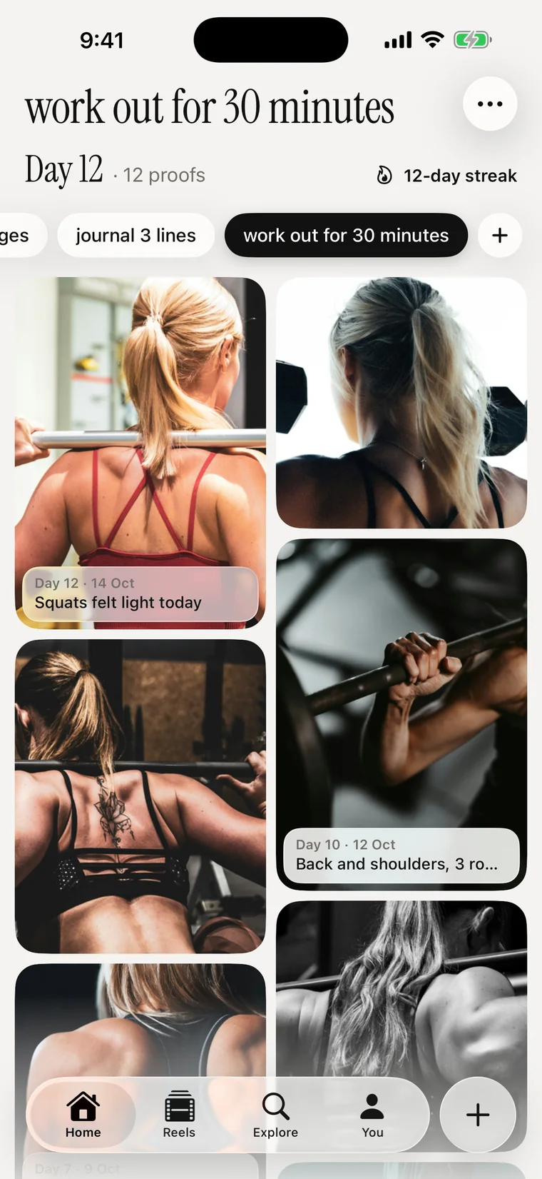 Safar promise: work out for 30 minutes, Day 12, 12-day streak